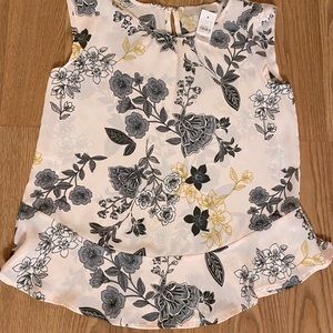 NWT Loft floral blouse - size XXS